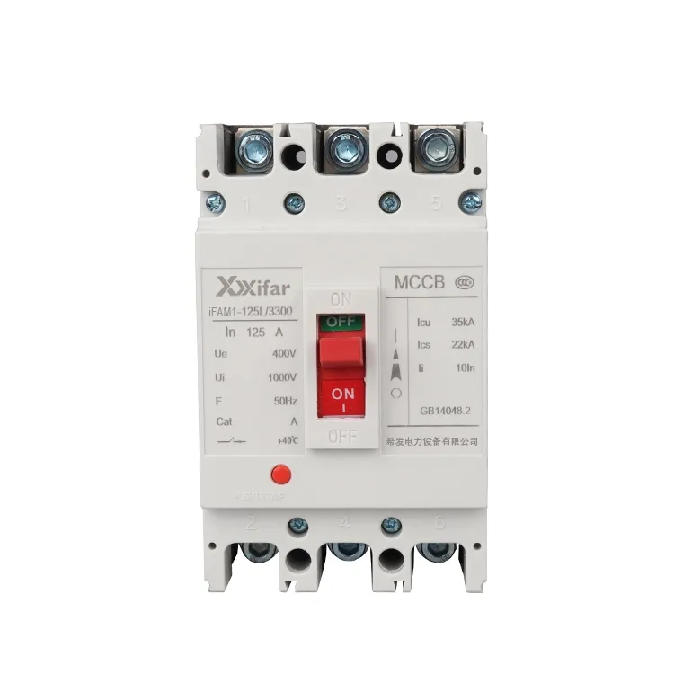 3p 100a Mccb-stroomonderbreker met gegoten behuizing 400v