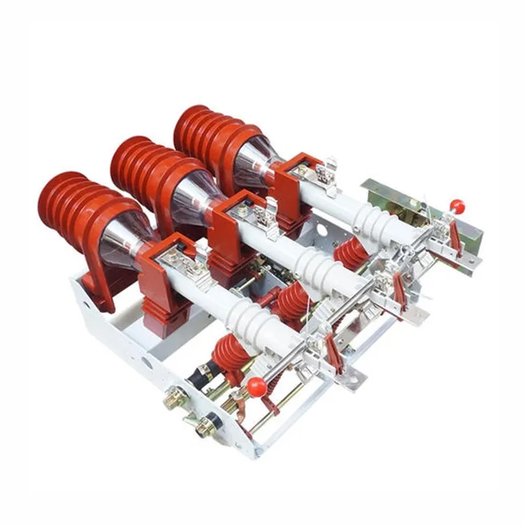 Gesloten, op een paal gemonteerde lastscheidingsschakelaar