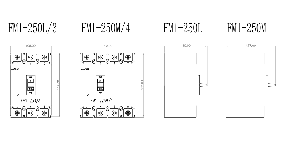 200a 4p Tpn Mccb 50ka Fixed Type