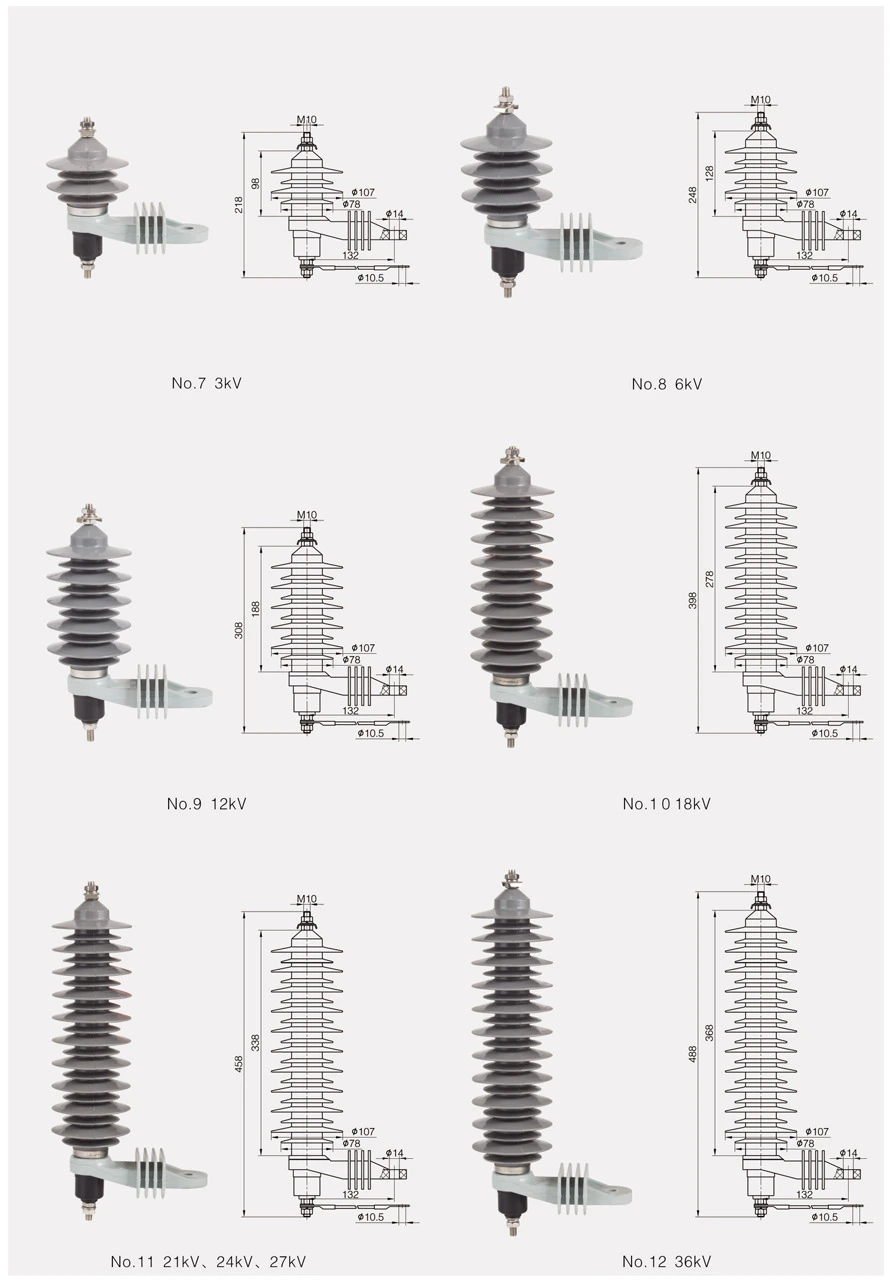 Metal Oxide Lightning Arrester In Electrical Substation