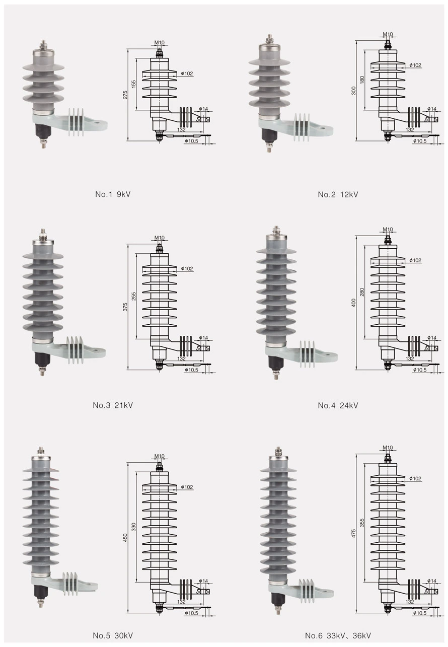 Metal Oxide Lightning Arrester In Electrical Substation
